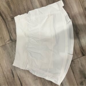 Lululemon Athletica White pace rival skirt for Casual Comfort